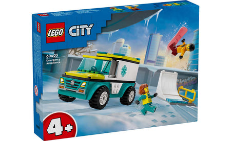60403 | LEGO® City Emergency Ambulance And Snowboarder