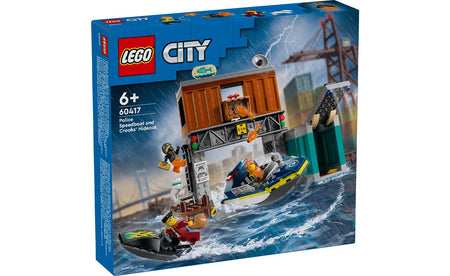 60417 | LEGO® City Police Speedboat And Crooks' Hideout