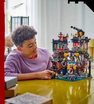 Explore the LEGO® NINJAGO® City Workshops