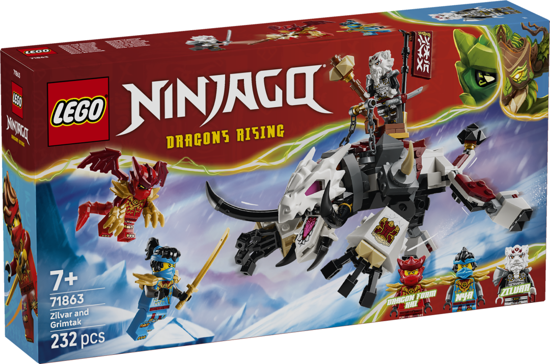 71863 | LEGO® NINJAGO® Zilvar and Grimtak the Dragon Beast – LEGO