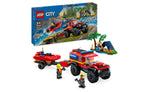 60412 | LEGO® City 4X4 Fire Truck With Rescue Boat