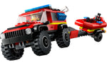 60412 | LEGO® City 4X4 Fire Truck With Rescue Boat