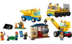 60391 | LEGO® City Construction Trucks and Wrecking Ball Crane