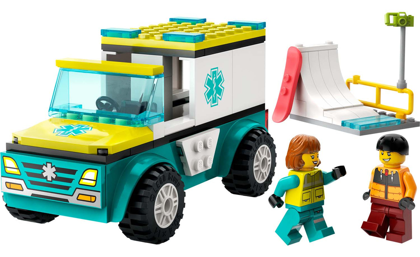60403 | LEGO® City Emergency Ambulance And Snowboarder