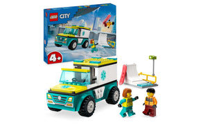 60403 | LEGO® City Emergency Ambulance And Snowboarder