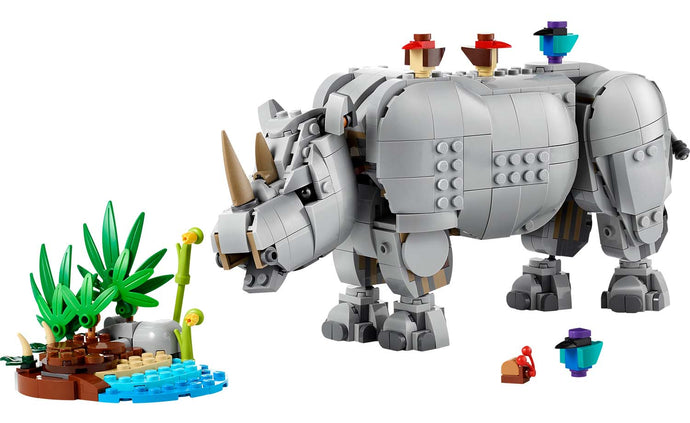 31171 | LEGO® Creator 3-in-1 Wild Animals: Majestic Rhino with Birds