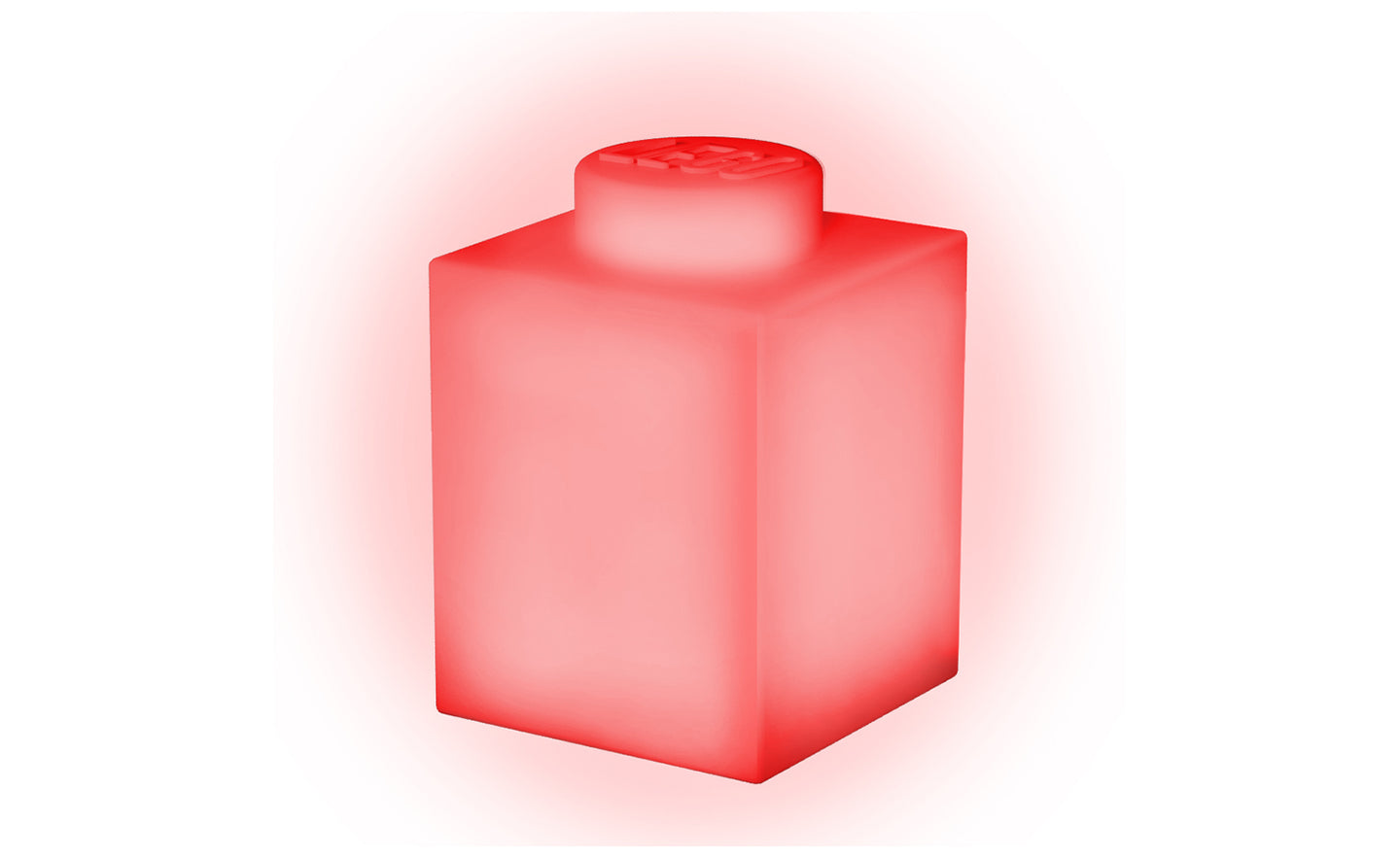 LP38 | LEGO® Iconic 1x1 Silicone Brick Nitelite - RED
