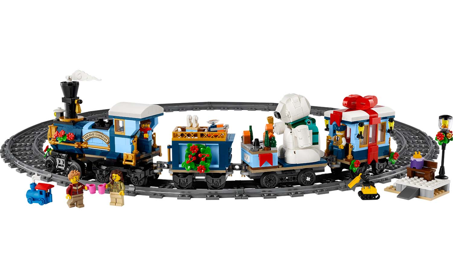 LEGO Icons Holiday Express Train Model Set for Adults 10361 – LEGO ...