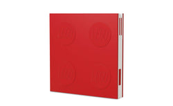 IQ53564 | LEGO® Locking Notebook (2x2) with 16cm Gel Pen - Red