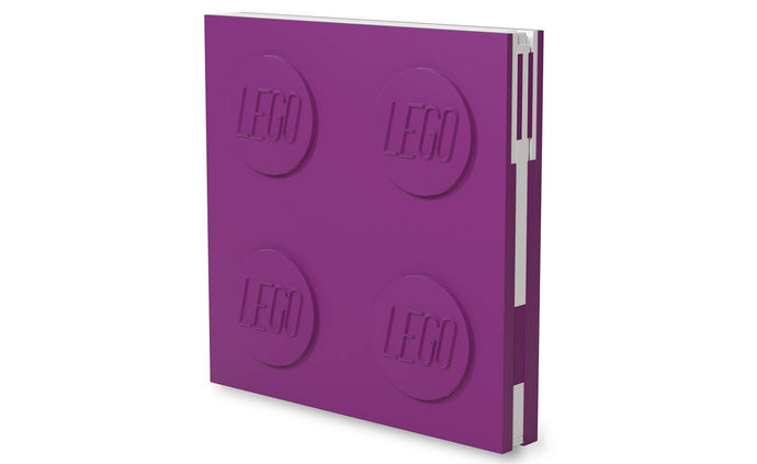 IQ53563 | LEGO® Iconic 2.0 Locking Notebook with Gel Pen - Violet