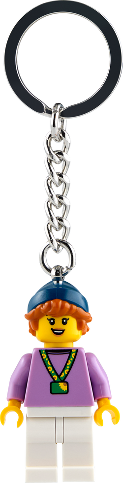 854330 | LEGO® Minifigures Sunflower Lanyard Girl Key Chain Key Chain Minifigures