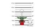 KE208AH | LEGO® Star Wars™ Grogu Holiday Sweater Key Chain Light