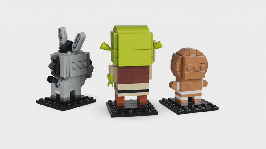 40923 | LEGO® BrickHeadz™ Shrek, Donkey & Gingy Figures Sets BrickHeadz