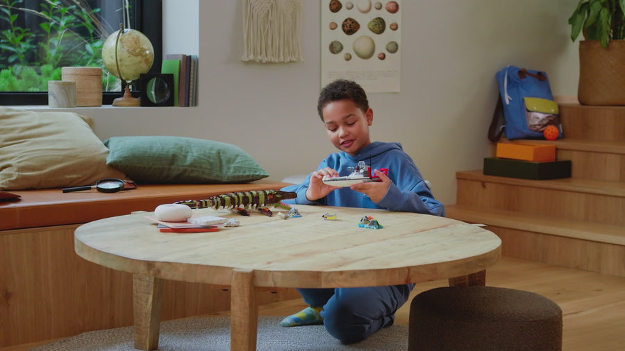 76974 | LEGO® Jurassic World™ Brick-Built Mosasaurus Boat Mission