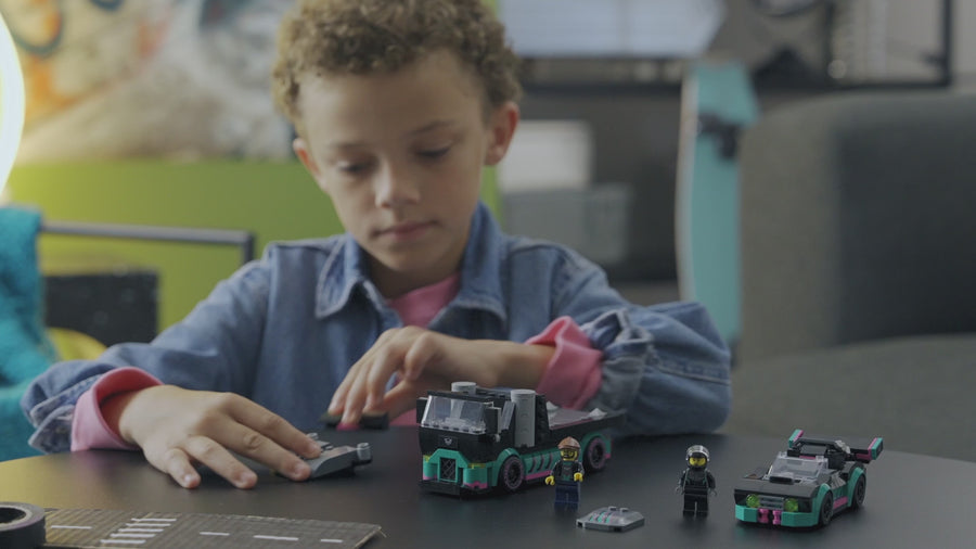 60406 | LEGO® City Race Car And Car Carrier Truck