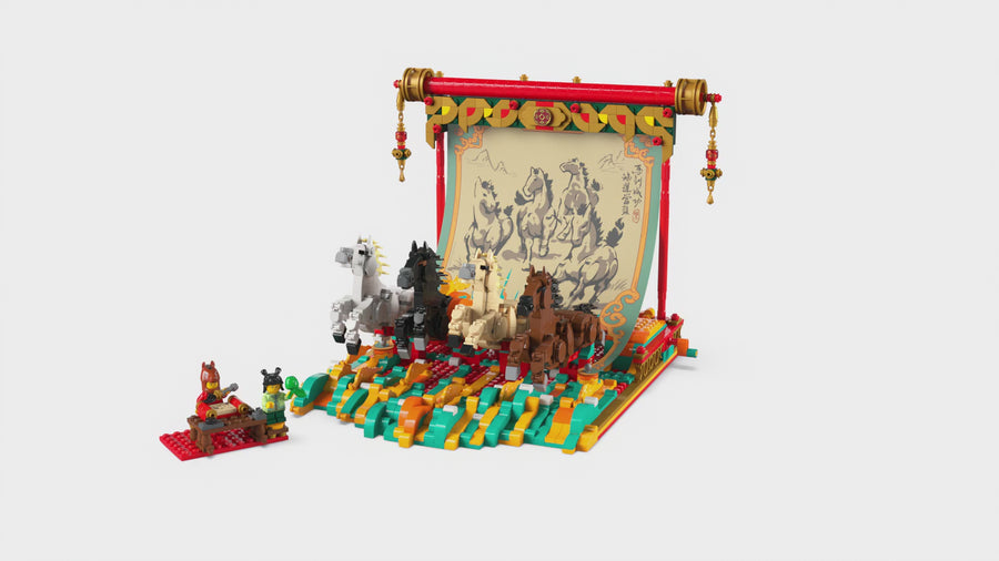 80119 | LEGO® Iconic Galloping Horses Canvas