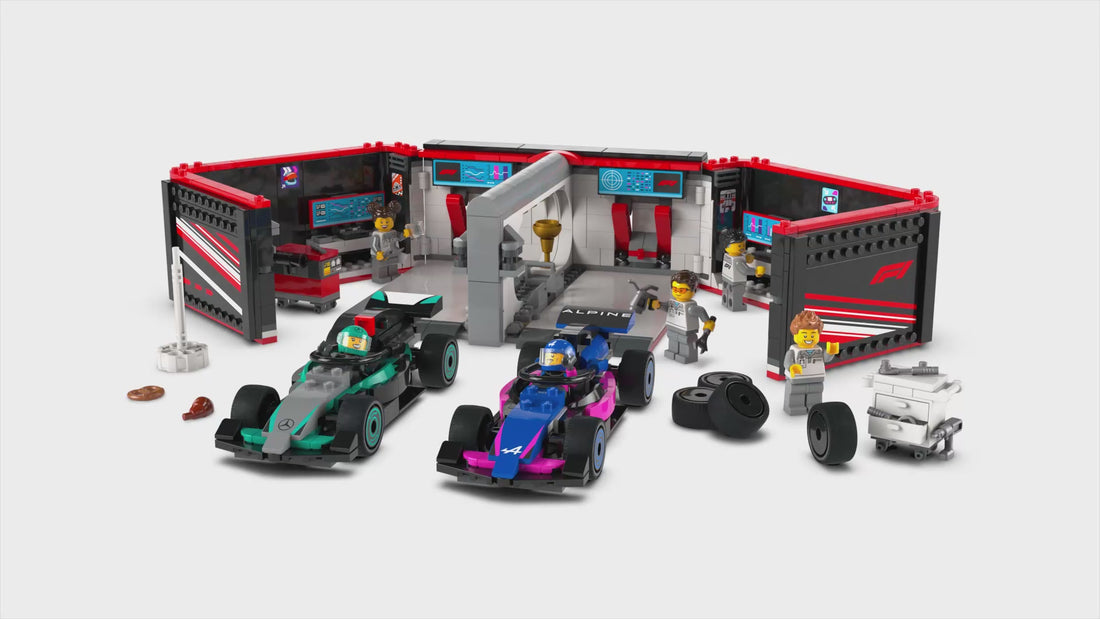 60444 | LEGO® City F1® Garage & Mercedes-AMG & Alpine Cars Sets City