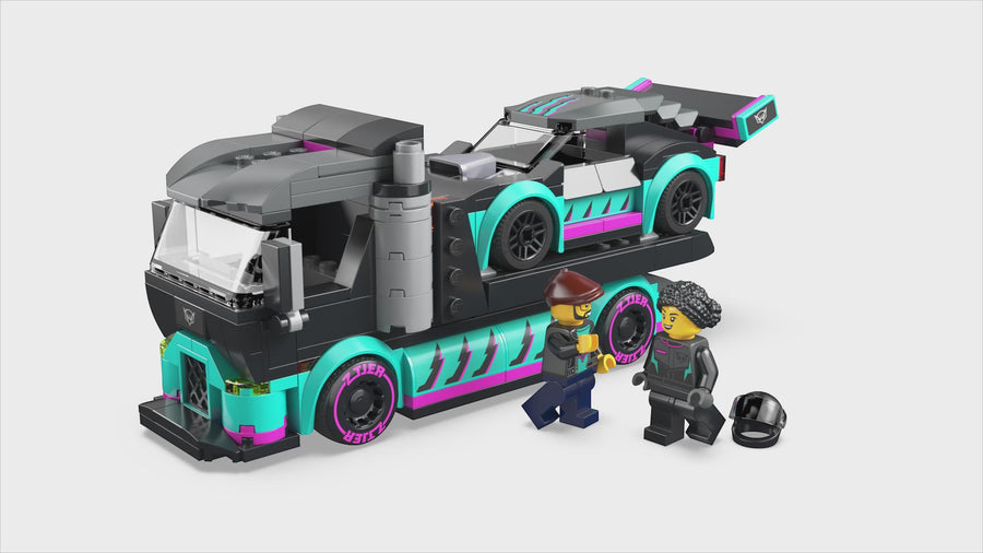 60406 | LEGO® City Race Car And Car Carrier Truck
