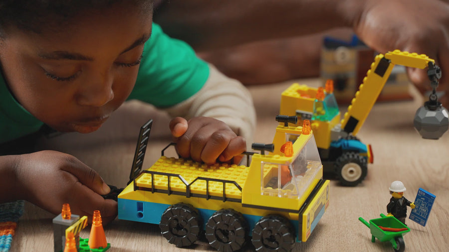 60391 | LEGO® City Construction Trucks and Wrecking Ball Crane