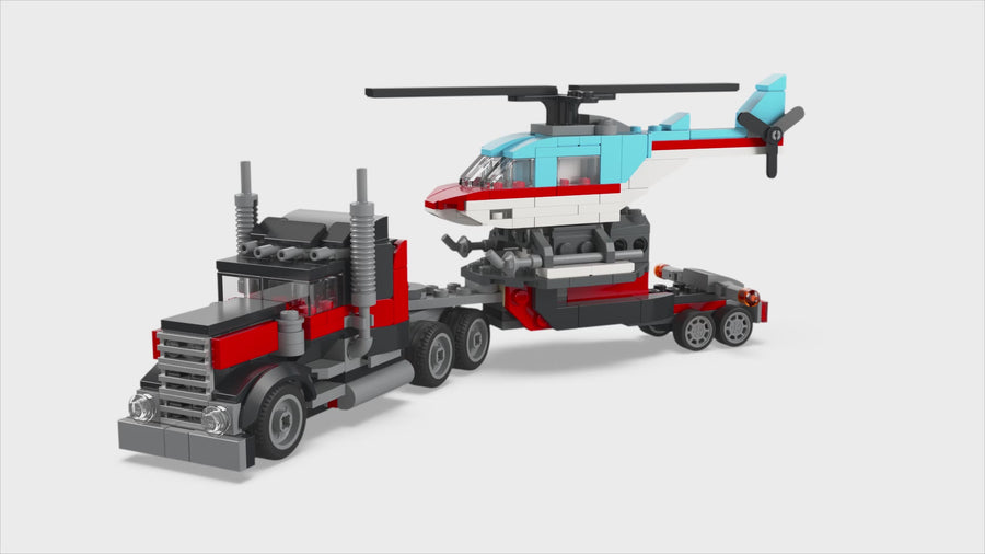 31146 | LEGO® Creator 3-in-1 Flatbed Truck With Helicopter