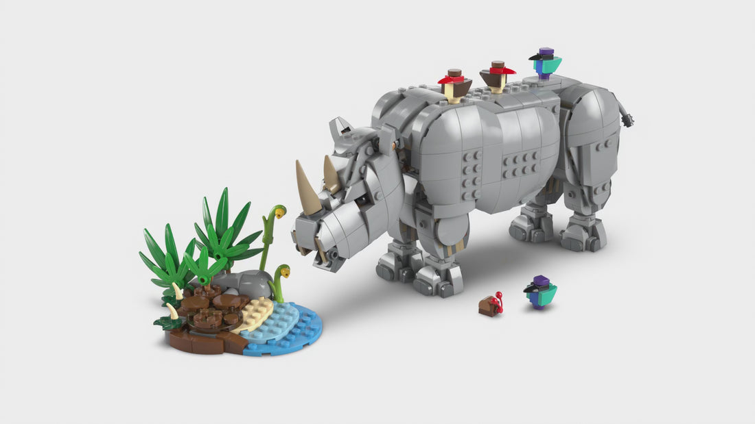 31171 | LEGO® Creator 3-in-1 Wild Animals: Majestic Rhino with Birds Sets Creator 3-in-1