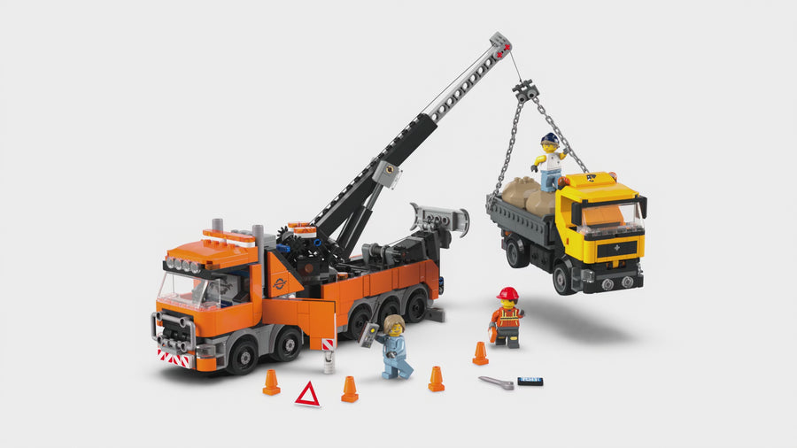 60467 | LEGO® City Heavy-Duty Recovery Tow Truck with Crane