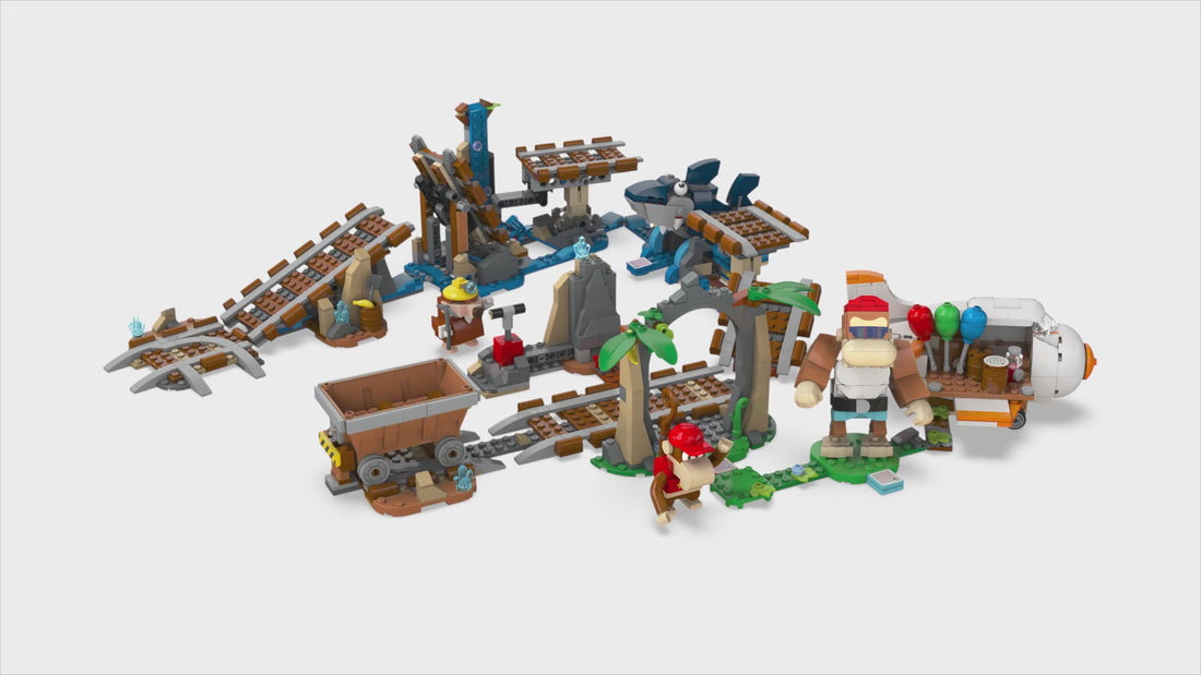 71425 | LEGO® Super Mario™ Diddy Kong's Mine Cart Ride Expansion Set Sets Super Mario