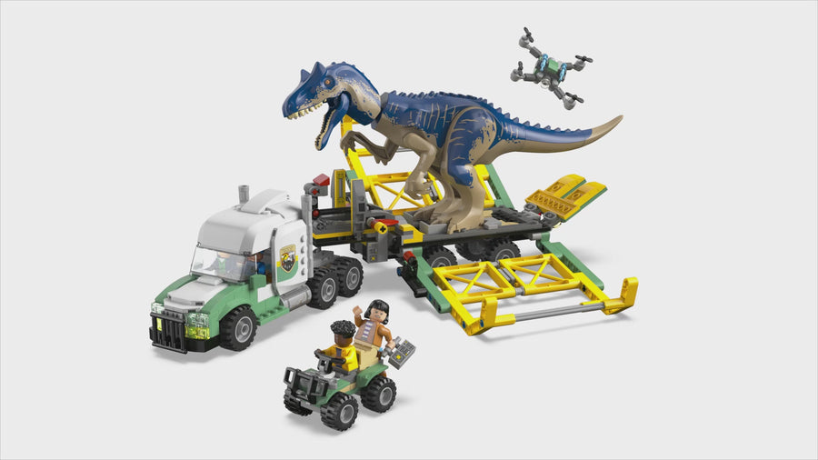 76966 | LEGO® Jurassic World™ Dinosaur Missions: Allosaurus Transport Truck
