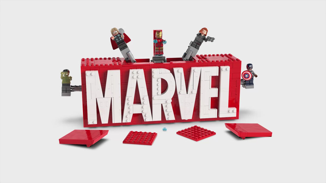 76313 | LEGO® MARVEL Logo & Minifigures Decor Marvel