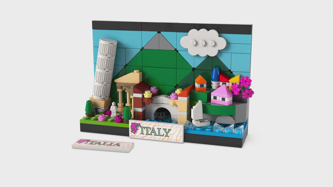 40818 | LEGO® Iconic Italy Postcard Decor Iconic
