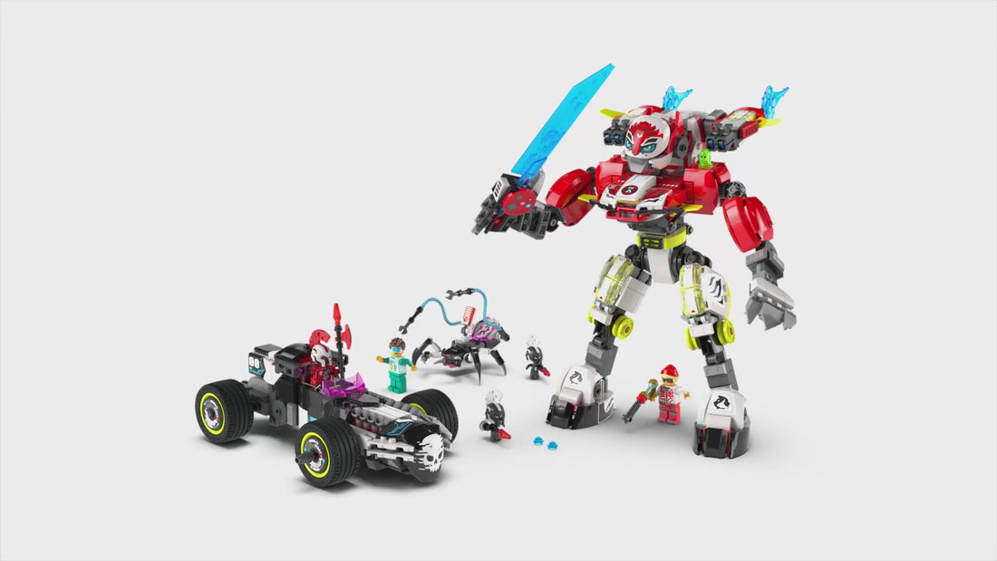 71497 | LEGO® DREAMZzz™ Cooper's Tiger Mech & Zero's Hot Rod Car Sets DREAMZzz